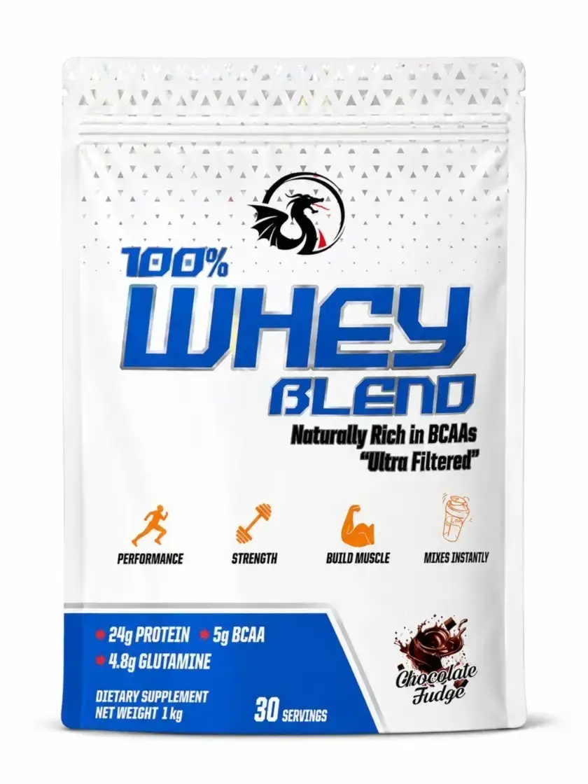 Dragon Pharmas 100% Whey Blend 2.2LBS(Chocolate Fudge)